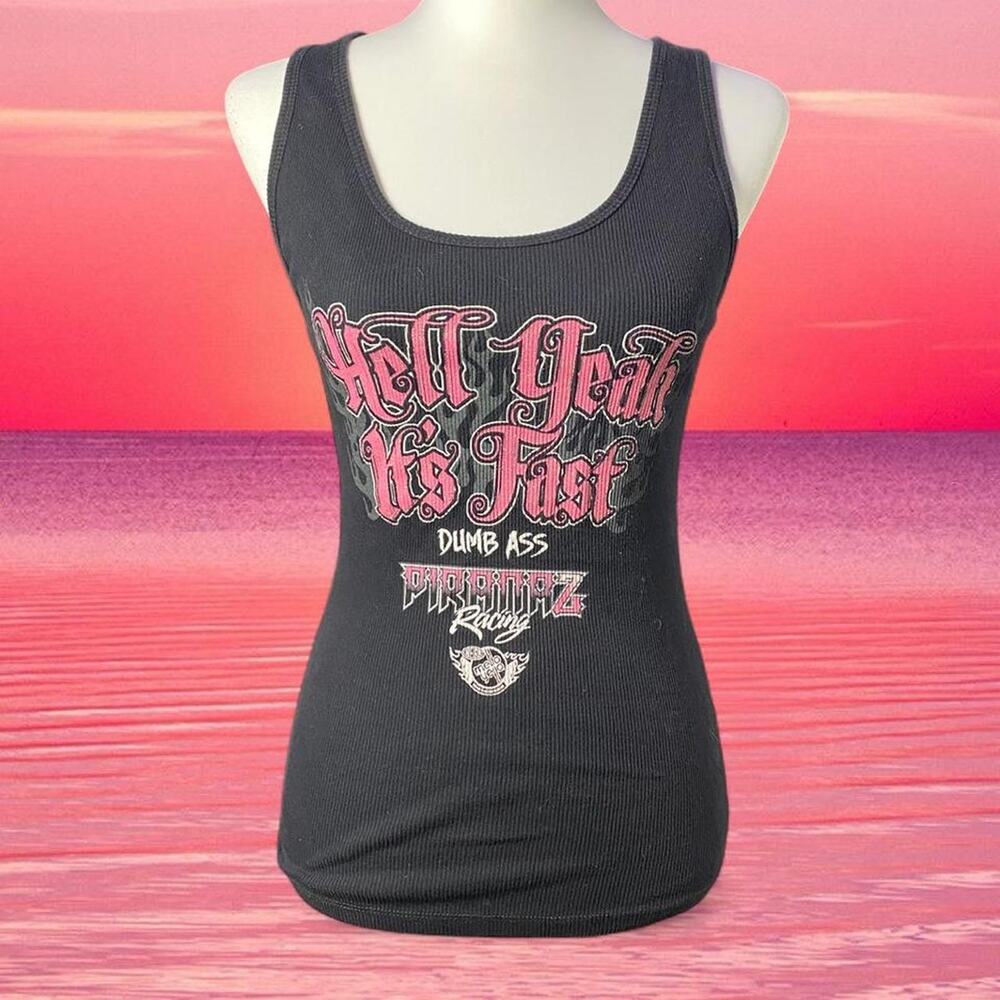 Y2k Deadstock Racer Tank Top